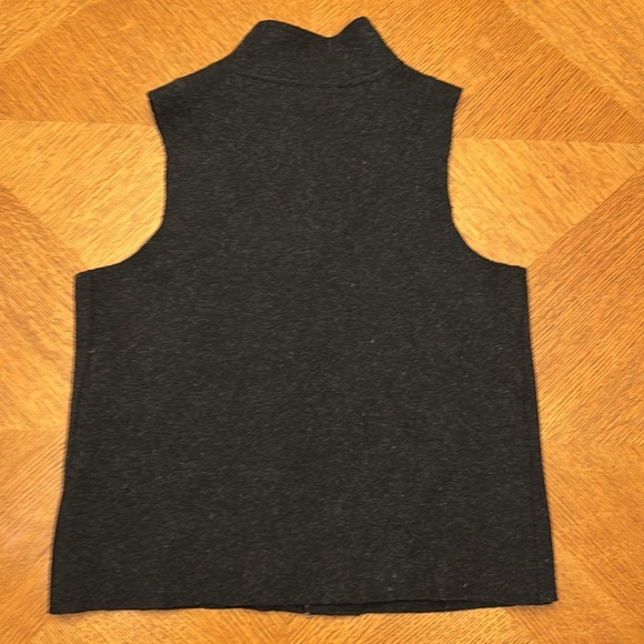 J. Crew Wool Blend Black Felted Vest Size Medium - Picture 3 of 6